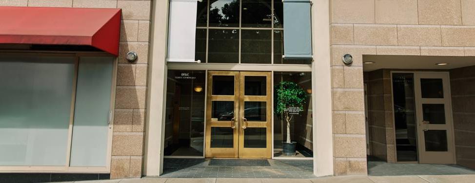 Laurel Village building entrance